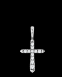 Diamond Cross Pendant – 1/6ctw - 14K Gold or Platinum