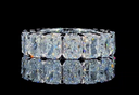 Radiant Shaped Diamond Eternity Ring- 5ctw - 14K Gold