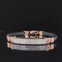 Princess Shaped Diamond Bracelet–  2ctw - 18K Gold