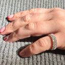 Diamond eternity band by Wolfe Gemz, lab-grown diamond ring handcrafted in NYC
