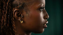 Gold diamond earrings by Wolfe Gemz, custom lab-grown diamond jewelry handcrafted in NYC
