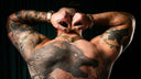 Layered gold chains and watch by Wolfe Gemz, custom jewelry collection for bold statement style
