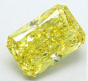 6ct Fancy Yellow Radiant Cut Lab Diamonds