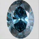 4.00ct Fancy Deep Blue Oval Cut VS1 Loose Diamond – IGI LG683574608