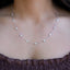 14K Gold Diamonds by the Yard Necklace (4 CTW F-G SI)