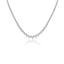 14K Gold Lab-Created 3-Prong Diamond Riviera Necklace (5.50 CTW F-G SI)