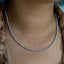 14K Gold Lab-Created 4-Prong Diamond Tennis Necklace (6 CTW F-G SI)