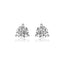 14K Gold Lab-Created Diamond 3-Prong Martini Stud Earrings (0.75 CTW F-G SI)