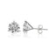 14K Gold Lab-Created Diamond 3-Prong Martini Stud Earrings (3 CTW F-G SI)