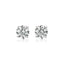 14K Gold Lab-Created Diamond 4-Prong Screwback Stud Earrings (2 CTW F-G SI)