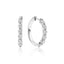 14K Gold Lab-Created Diamond 6 Stone Hoop Earrings (1 CT TW)