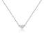 14K Gold Lab-Created Diamond Bezel Pendant Necklace (0.25 CTW F-G SI)