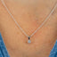 14K Gold Lab-Created Diamond Solitaire Pendant Necklace (0.25 CTW F-G SI)