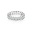 14K Gold Oval Lab-Created Diamond Eternity Band (5 CTW F-G SI)