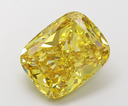 4.01ct Fancy Intense Yellow Cushion Cut VS1 Loose Diamond – IGI LG709532698