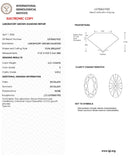 6.01ct E Color Moval Cut VVS2 Loose Diamond – IGI LG783631932