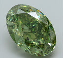 6.29ct Fancy Vivid Green Oval Cut VVS2 Loose Diamond – IGI LG724510787
