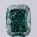 10.52ct Fancy Vivid Green Cushion Brilliant Cut VS2 Loose Diamond – IGI LG649490696