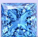 5.02ct Fancy Vivid Blue Princess Cut VS1 Loose Diamond – IGI LG804644951