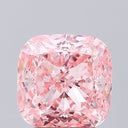 3.02ct Fancy Vivid Pink VVS2 Square Cushion Modified Brilliant Loose Diamond – IGI LG838623673