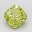 3.50ct Fancy Intense Yellow Square Cushion Brilliant VVS2 Loose Diamond – IGI LG771623156
