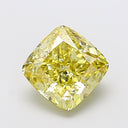 3.54ct Fancy Intense Yellow Square Cushion Brilliant VVS2 Loose Diamond – IGI LG826666366