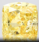 3.59ct Fancy Vivid Yellow Cushion Modified Brilliant VVS2 Loose Diamond – IGI LG807625635