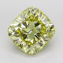 4.10ct Fancy Yellow Cushion VVS2 Loose Diamond – IGI LG760573245