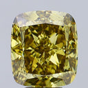 6.02ct Fancy Vivid Greyish Yellow Cushion Modified Brilliant VS1 Loose Diamond – IGI LG640475461