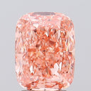 3.06ct Fancy Vivid Orangy Pink VVS2 Cushion Modified Brilliant Loose Diamond – IGI LG749513399