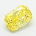 3.50ct Fancy Vivid Yellow VVS2 Cushion Modified Brilliant Cut Loose Diamond – IGI LG831602688