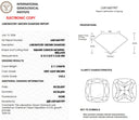3.11ct Very Light Brown VVS2 Square Cushion Modified Brilliant Cut Loose Diamond – IGI LG816601997