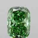 4.06ct Fancy Vivid Green VVS2 Cushion Modified Brilliant Cut Loose Diamond – IGI LG799630312