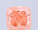 3.03ct Fancy Intense Pink Orange Square Cushion Modified Brilliant VVS2 Loose Diamond – IGI LG813661954