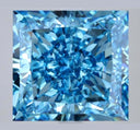 8.55ct Fancy Vivid Blue Princess Cut VS1 Loose Diamond – IGI LG813601930