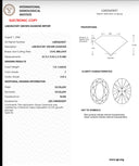 7.01ct F Color Moval Brilliant VVS2 Loose Diamond – IGI LG823623037