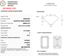3.01ct E VVS2 Emerald Cut Loose Diamond – IGI LG824621855
