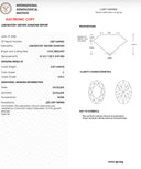 3.59ct E Color Moval Cut VVS2 Loose Diamond – IGI LG811669426