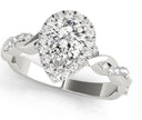 14k white gold halo twist engagement ring with igi certified 1.5ct pear cut d color vs1 clarity lab diamond center stone