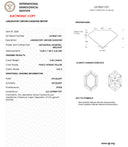 3.05ct Fancy Intense Yellow Hexagonal Cut VVS2 Lab Diamond - IGI LG780671291