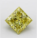 4.06ct Fancy Intense Yellow Princess Cut VS1 Loose Diamond – IGI LG823622118