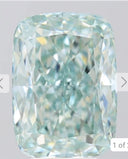6.03ct Fancy Intense Bluish Green Cushion Modified Brilliant VS1 Loose Diamond – IGI LG831656709