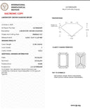 12.08ct Emerald Cut F VVS2 Loose Diamond – IGI LG738526409