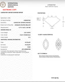 2.03ct Fancy Intense Blue Marquise Cut VS2 Loose Diamond – IGI LG830657503