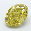 9.28ct Fancy Intense Yellow Oval Modified Brilliant VS2 Loose Diamond – IGI LG754557384