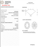 4.05ct E Color Oval Brilliant VVS2 Loose Diamond – IGI LG837666256