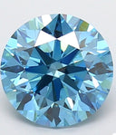 3.04ct Fancy Vivid Blue Round Brilliant VVS2 Loose Diamond – IGI LG807659696