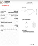 4.00ct F Color Hexagonal Cut VS1 Loose Diamond – IGI LG811667285
