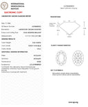 3.52ct Fancy Vivid Blue Oval Modified Brilliant VVS2 Loose Diamond – IGI LG780680523