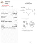 3.04ct Oval Brilliant Cut E Color VVS2 Clarity Lab Diamond - IGI LG811674456